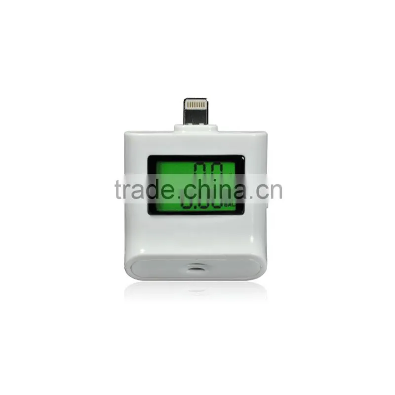 IPEGA for iPhone / iPad Backlight Screen Breath Breathalyzer Alcohol Tester Wholesale