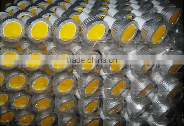 GU10 COB 230v led cob spotlight 3w 5w for Housing , led bulb warm white
