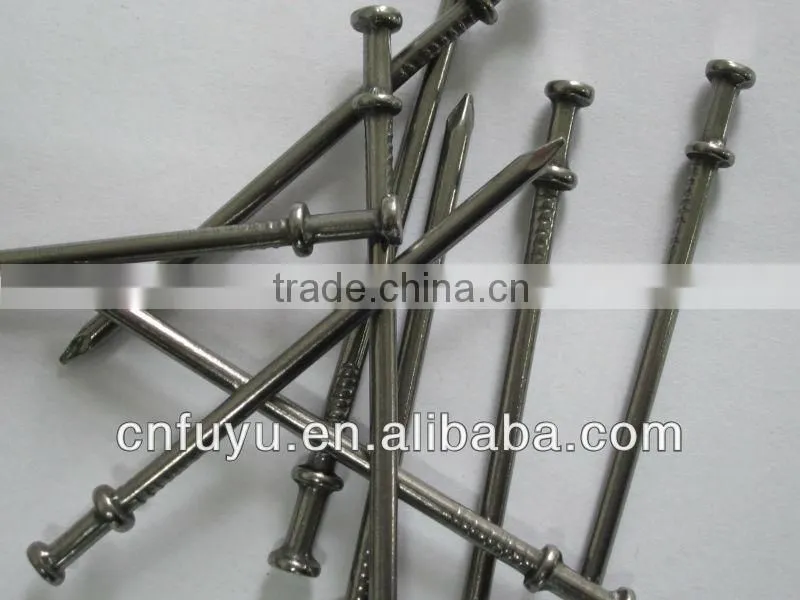 polished carbon steel common nails with smooth shank