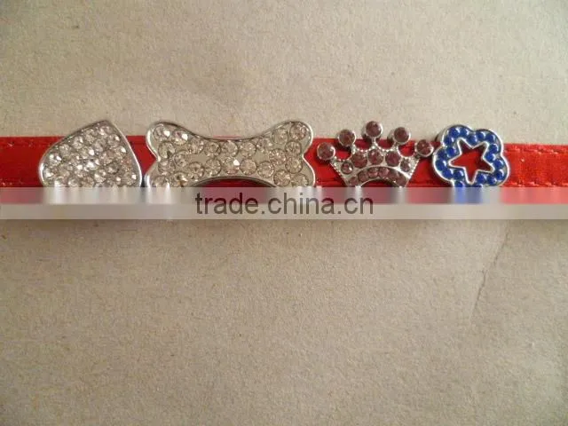 10mm Rhinestone Slide Charms for Pet Collar