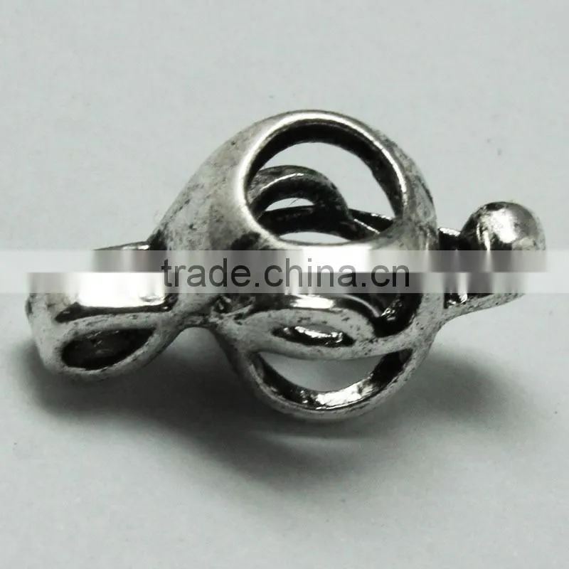 Lead Free Nickle Free Music Symbol Zinc Alloy Beads fit Pandorar Bracelets and Necklace