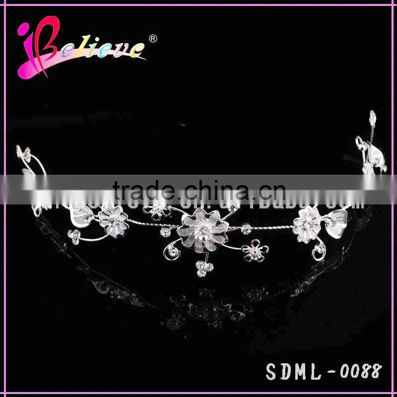 Luxury diamond bridal tiara,crystal wedding tiaras,factory wholesale tiara
