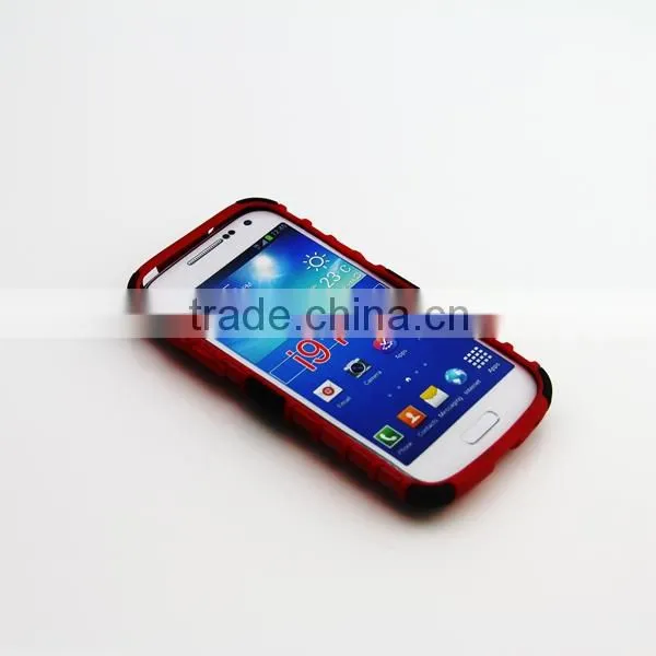 High quality and Best Price, 2 in 1 hybrid cases for Samsung Galaxy S4 mini i9190, Hybrid cases with stand function