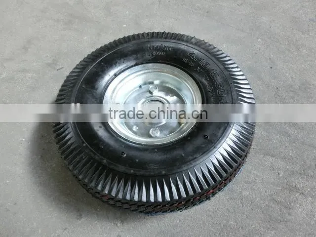 garden cart rubber wheel 4.10/3.50-4 rubber tire 3.50-4
