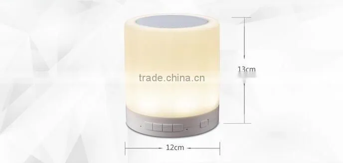 New stereo portable colorful LED bluetooth speaker