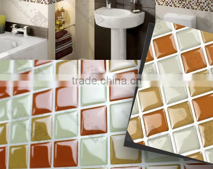 Yashi Removable waterproof kitchen tile sticker for wall decoration