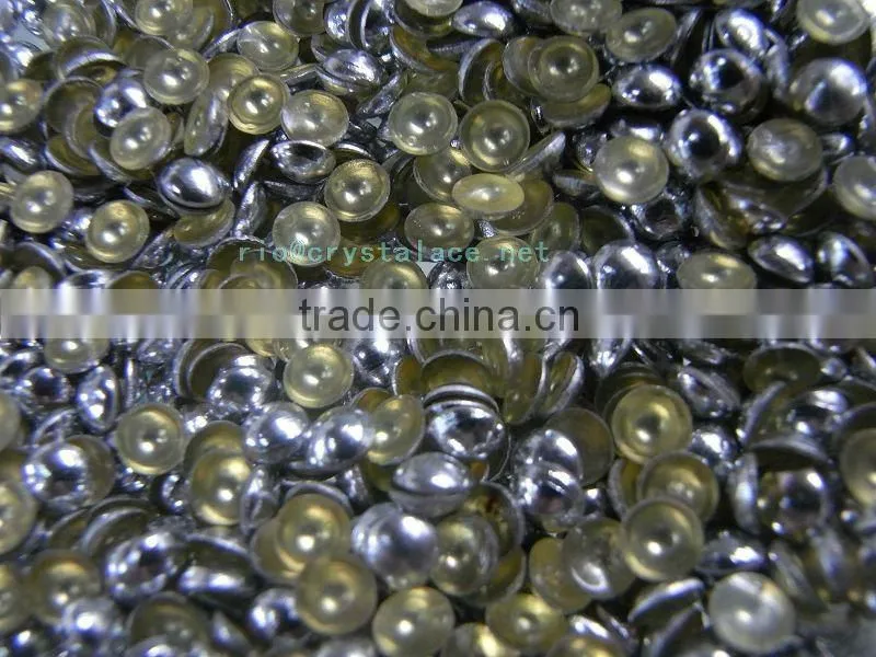 Garment accessory iron on brass studs