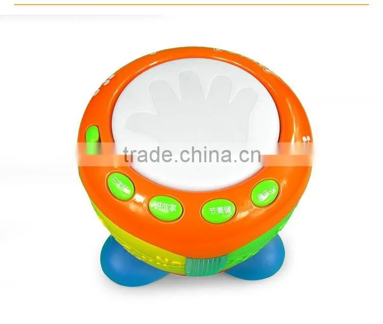 plastic educational musical drum toys for kids