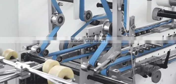ZH-1050AC Hot Glue 4 &6 Corner Gluer folder Machinery For 4 &6 Corner Pizza box