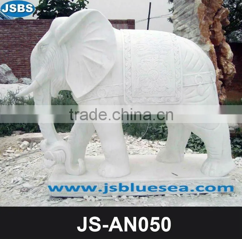Lovely marble elephant statue