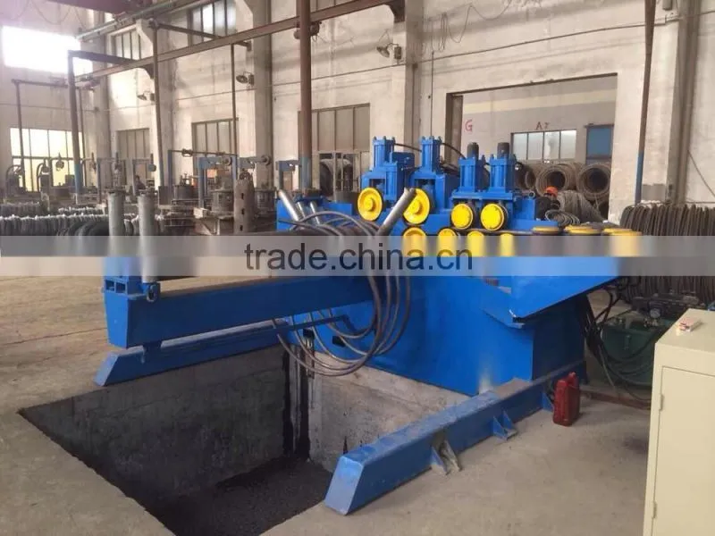 vertical wire drawing machine for nut fastener making