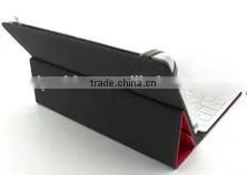 Stitching technic keyboard tablet case 8.9 inch tablet pc bluetooth keyboard case with mouse pad
