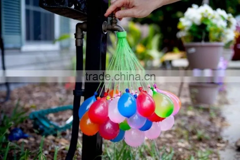 Summer cooling game latex water balloon bunch kid toy adult team game for fun