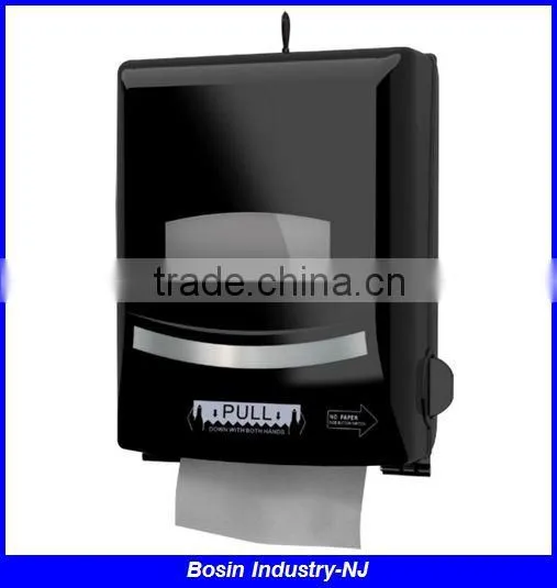 NJ-CD-8588B New Design Wall Mounted Black Auto Cut Tissue Dispenser
