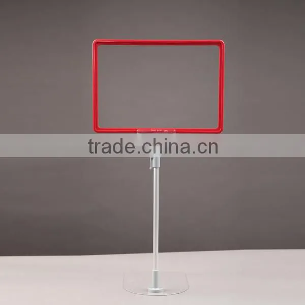 PP Display Supermarket Price Sign Board