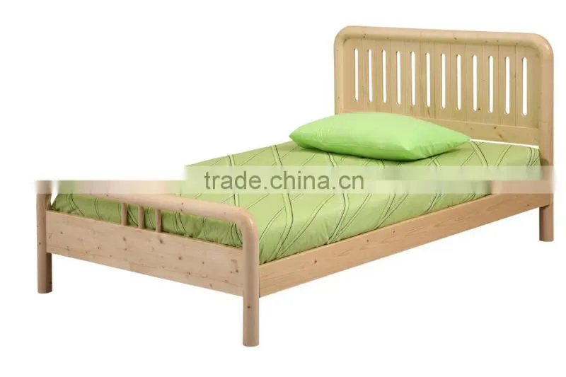 Shenzhen Furniture Pine Wood Single Beds For Kids Bedroom Sets