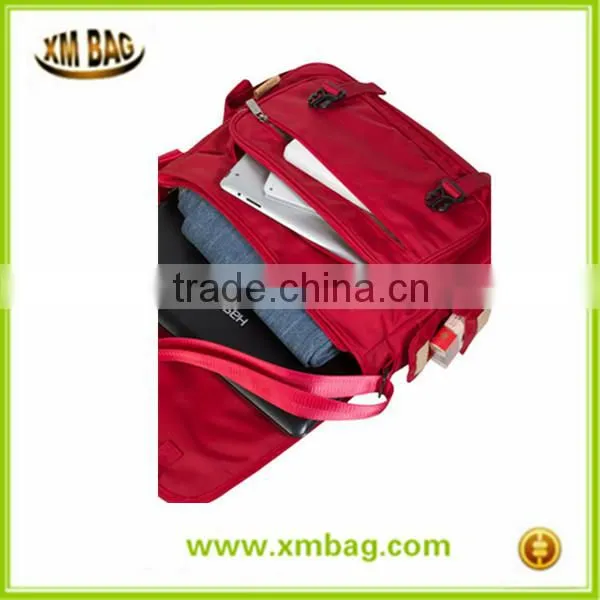 Mens shoulder bag business bag polyester shoulder long strip bag for Ipad and laptop