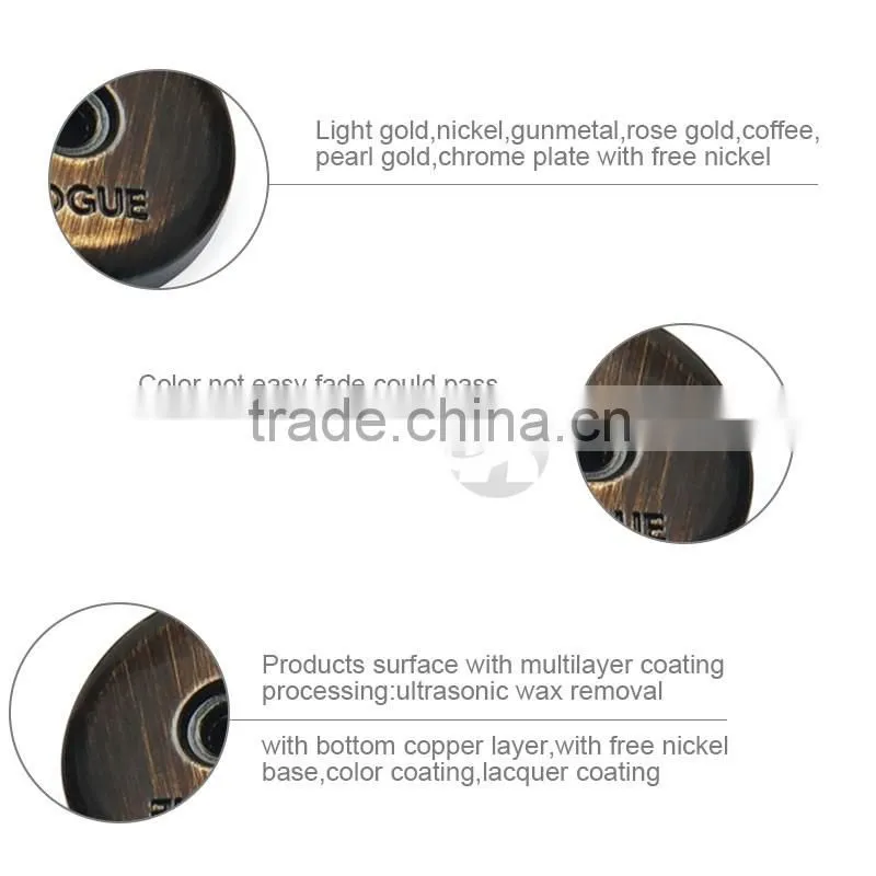 Brushed Filament Spray Color 4 parts Metal Coats Spring Snap Button