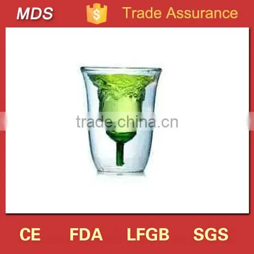 Wholesale double wall insulated stemless wine glass tumbler