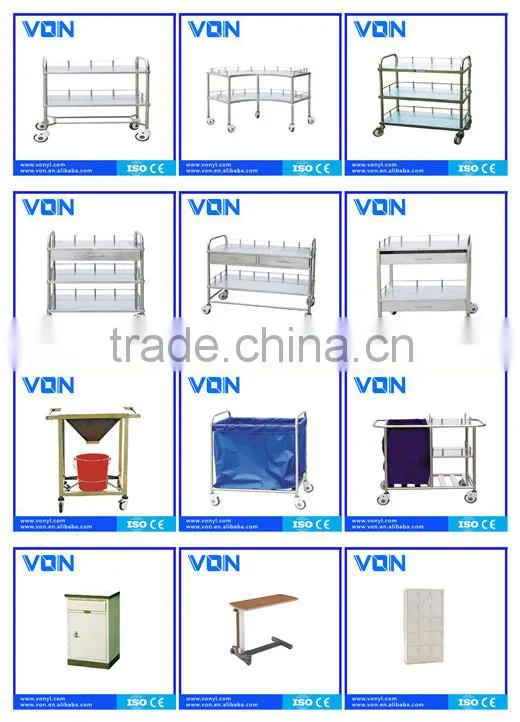 FC-43 Alibaba China Medical Equipment Manufacturer Medical Stainless Steel Table Trolley