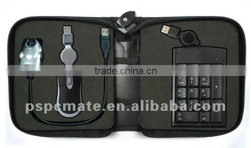 usb tool kit leather portable usb kit for promotion gift set