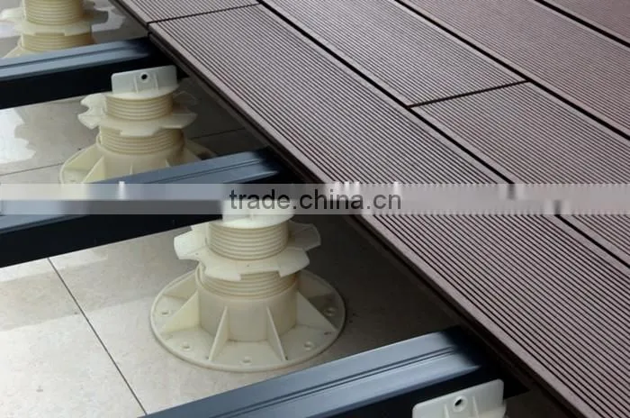 adjustable plastic deck support raised access floor pedestal