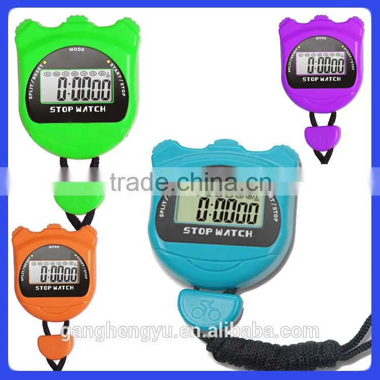 Large display digital waterproof sport stopwatch