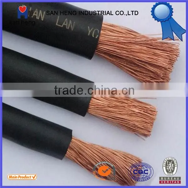 Rubber Sheathed Copper Black Welding Cable