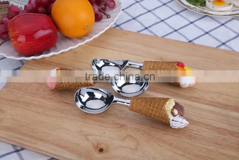 New Products 2016 Alibaba China Stainless Steel Ice Cream Spoon