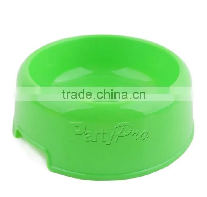 2015 Pet Supply China Mainland Wholesale Cat Green Plastic Soup Dog Bowl