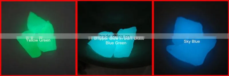glow in the dark glass pebbles stone