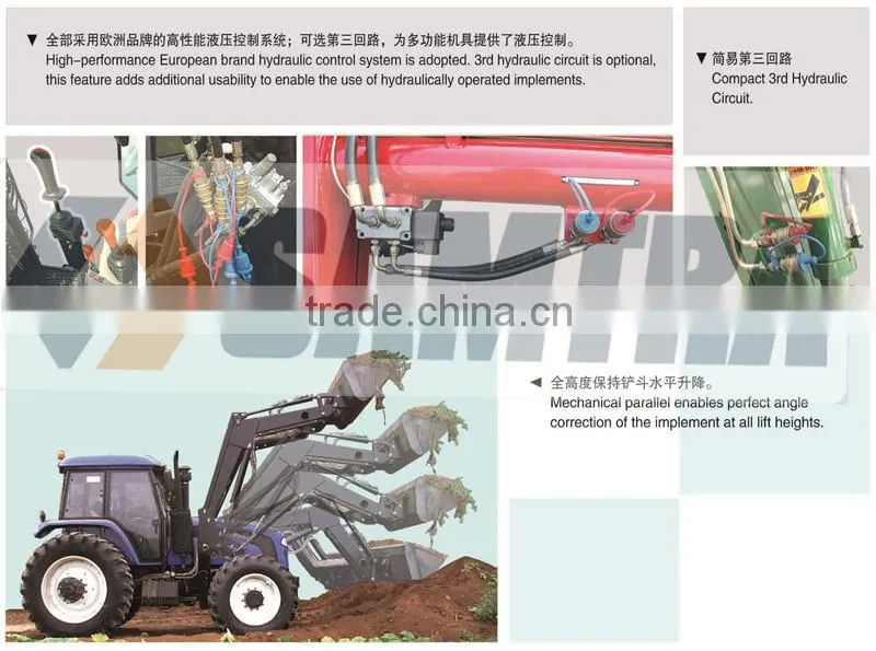 small tractor front end loader