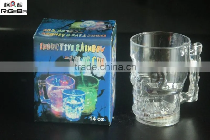 led flashing drink cups Plastic Type and Eco-Friendly Feature led flashing drink cups