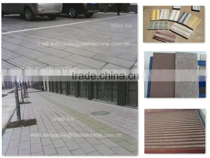 KB-125C hdyraulic press concrete roof tile machine