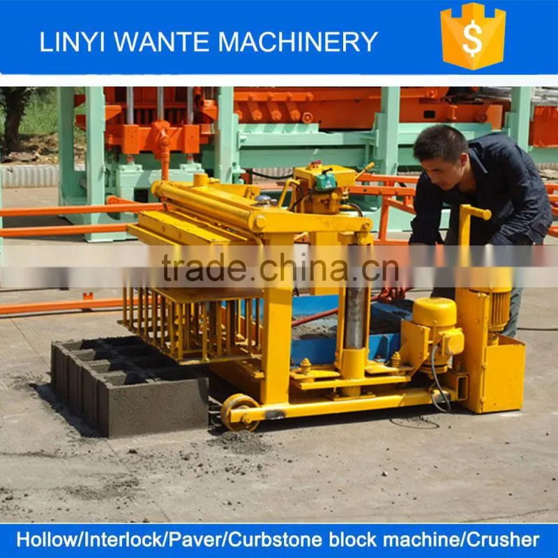 QT40-3 manual hand press brick making machine,manual vibrating concrete block machine