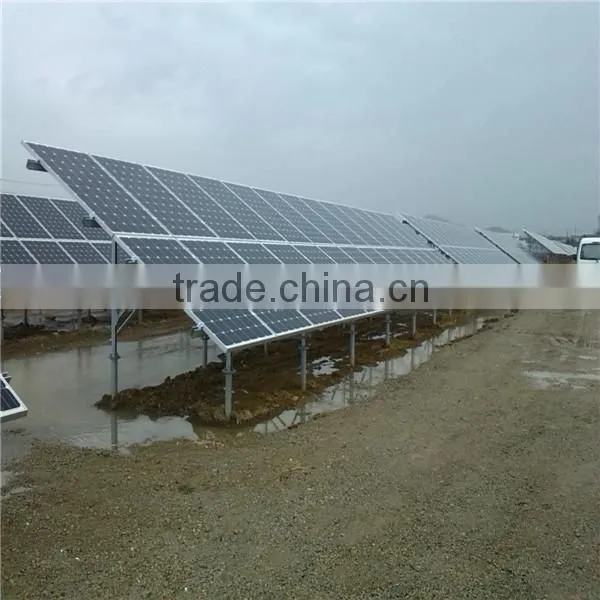 Fixed ground Mount Solar Structure made in China ground bracket