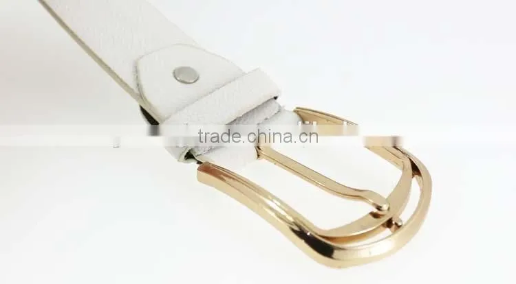 2015 Women's fashion studded beads belt with shiny gold beads in yiwu