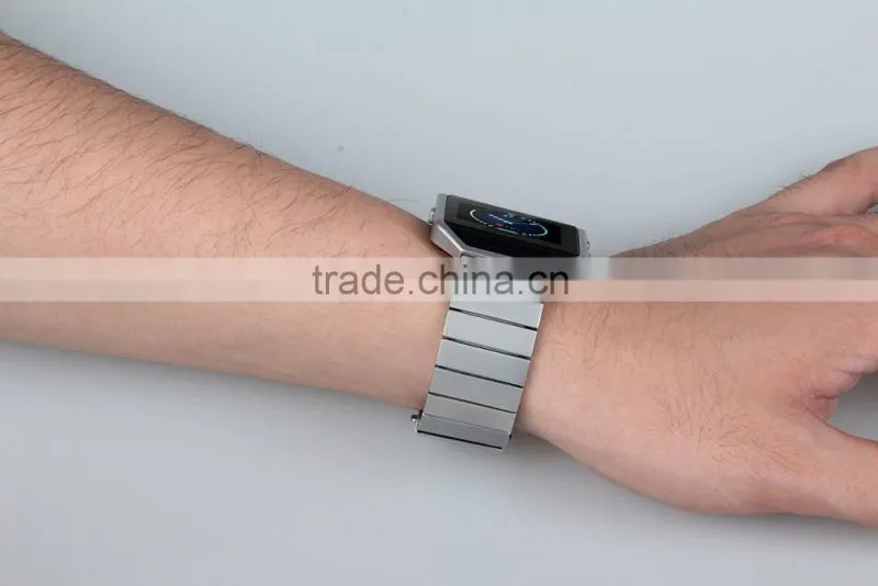 Luxury Stailess Steel Strap For Fitbit Blaze Smart Watch Band link Bracelet