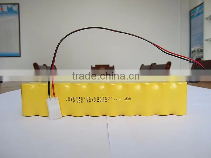 NiCd Rechargeable battery sc 24v 1300 ni cd battery pack /sc1300 nicd battery pack