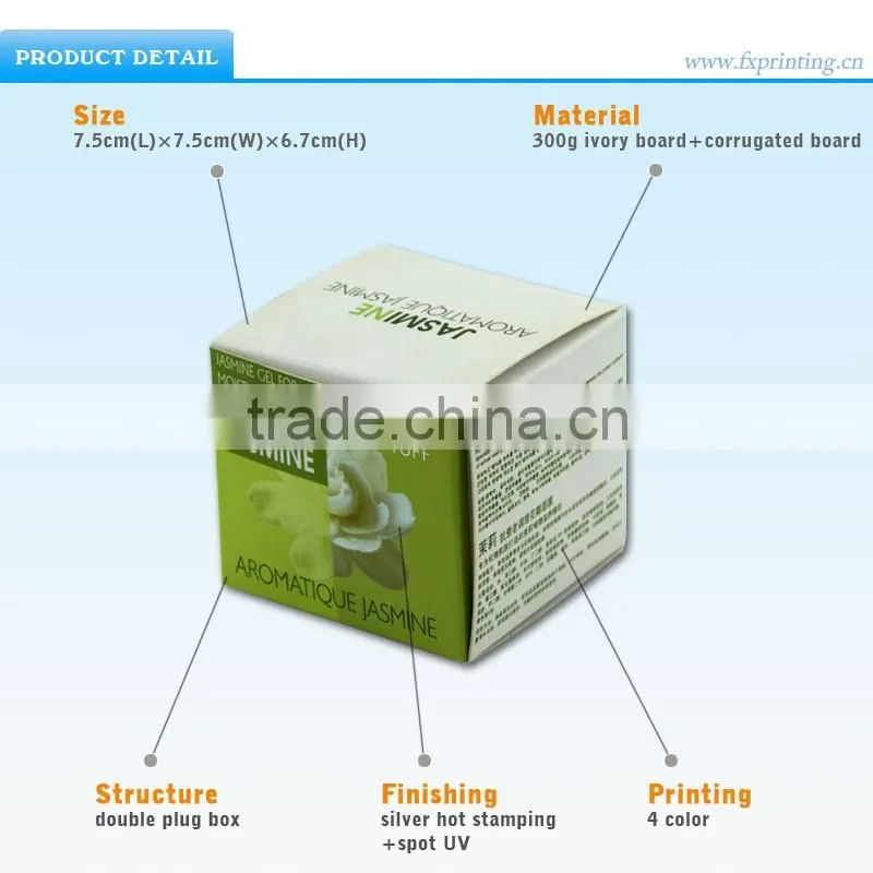 Unique innovative round cosmetics cardboard paper box with low cost