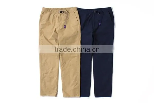 Hot sale wool fabric and bleacher fabric for mens baggy cargo pants from china