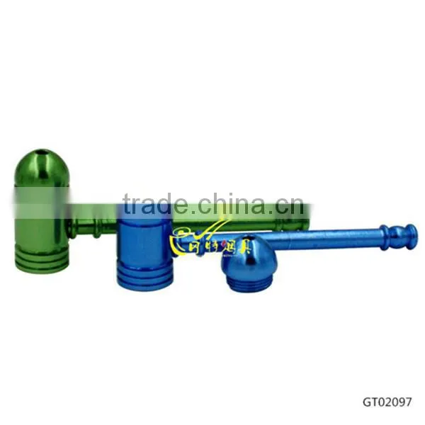 GT02097 High quality al hammer metal smoking pipe