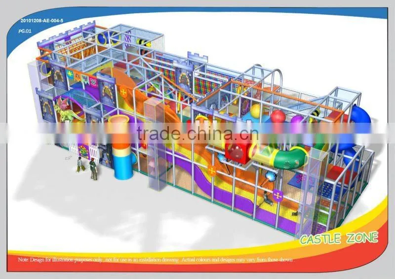 Cheer Amusement Castle Themed soft indoor playground