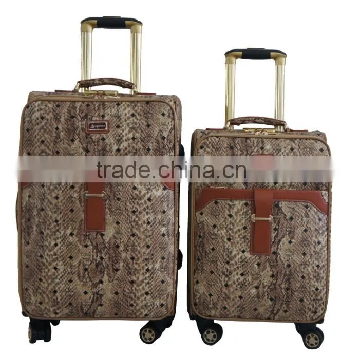 PU Leather Trolley Case Fashionable High Quality Hot Selling Travel Bags