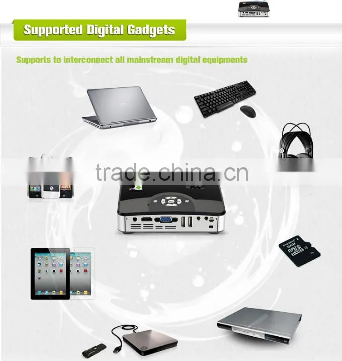 WIFI mini portable HD projector (SMP7047)