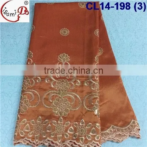 CL14-198 New design good quality george lace fabric,wholesale african george lace
