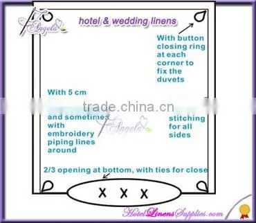 hotel duvet covers, quilt covers, duvet shams in stripe-wholesale price