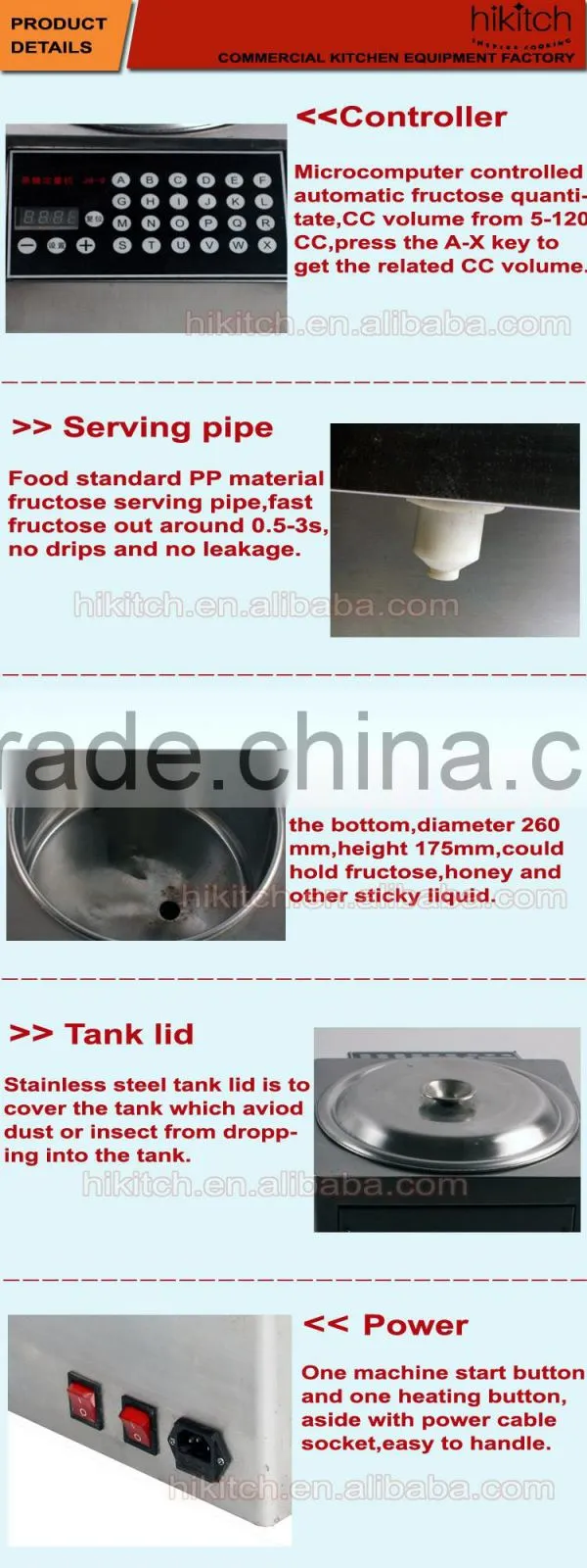 Hot selling stainless steel Fructose Machine / Fructose dispenser Machine for sale