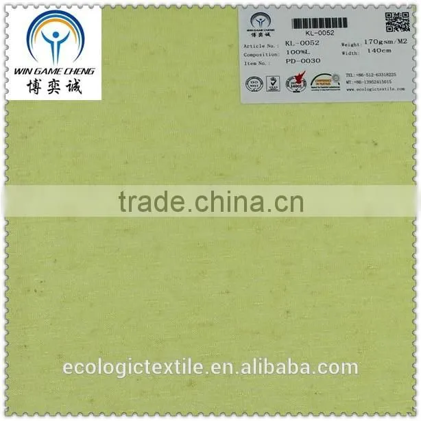 Newly 100% Linen Knitted Fabric Washed Linen Fabric
