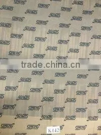 words printing satin